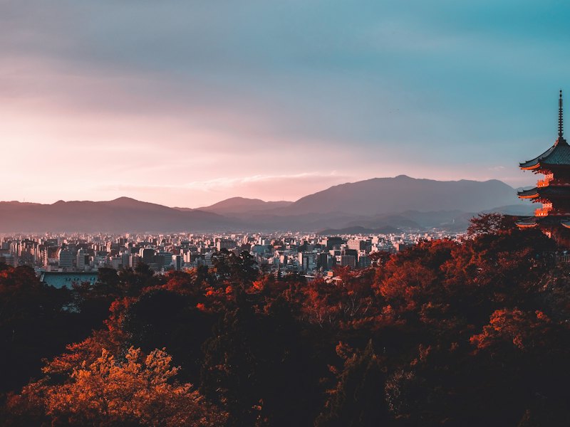 일본 · 가을의 사찰
